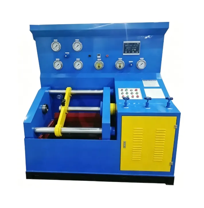 Mini banco de pruebas de válvula de presión superior hidráulica horizontal compacto