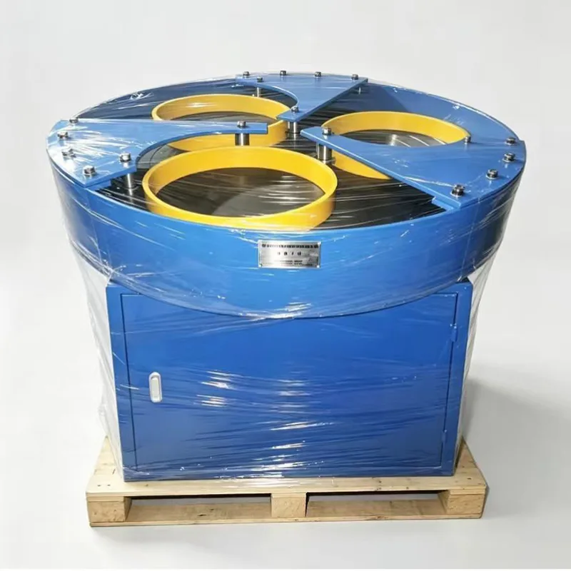 Máquina lapeadora de discos con válvula CNC de tres estaciones
