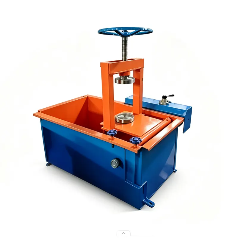 Máquina de prueba de estanqueidad al aire del tanque de agua de tornillo manual vertical